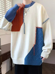 Load image into Gallery viewer, Colorblock Pullover Sweater