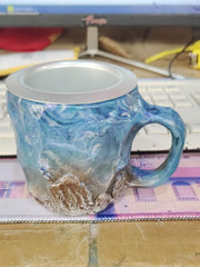 Load image into Gallery viewer, Resin Mineral Crystal Coffee Mugs With Handles