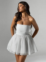 Load image into Gallery viewer, Tube Top Lace Dress