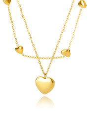 Load image into Gallery viewer, Multilayer Heart Pendant Necklaces