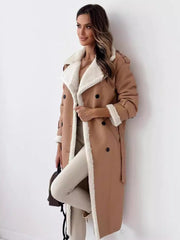 Load image into Gallery viewer, Winter Jacket With Belt Double Breasted