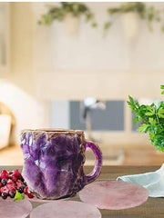 Load image into Gallery viewer, Resin Mineral Crystal Coffee Mugs With Handles