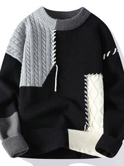 Load image into Gallery viewer, Colorblock Pullover Sweater