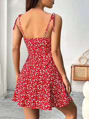 Load image into Gallery viewer, Floral Print Dress Summer Dresses