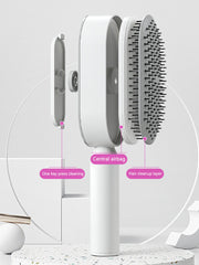 Load image into Gallery viewer, Self Cleaning Hair Brush For Women