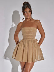 Load image into Gallery viewer, Tube Top Lace Dress