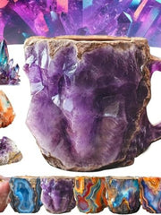 Load image into Gallery viewer, Resin Mineral Crystal Coffee Mugs With Handles