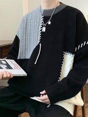 Load image into Gallery viewer, Colorblock Pullover Sweater