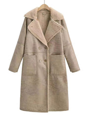 Load image into Gallery viewer, Winter Jacket With Belt Double Breasted