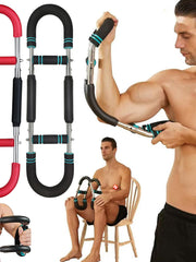 Load image into Gallery viewer, Multi-functional U-shaped Arm Strengthener Chest Trainer Adjustable Forearm Strength Exerciser Home Gym Equipment Bodybuilding