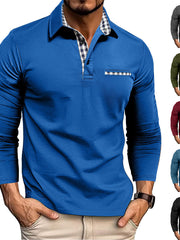 Load image into Gallery viewer, Long Sleeve Collar T-shirt