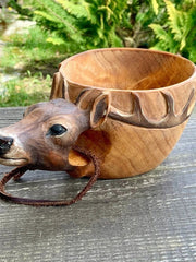 Load image into Gallery viewer, Hand Carved Cup Wooden Cup
