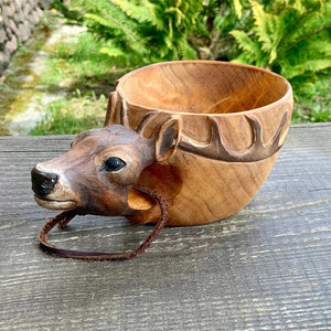 Hand Carved Cup Wooden Cup