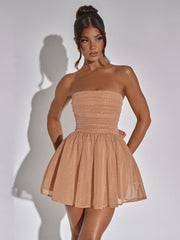 Load image into Gallery viewer, Tube Top Lace Dress