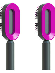 Load image into Gallery viewer, Self Cleaning Hair Brush For Women