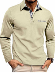 Load image into Gallery viewer, Long Sleeve Collar T-shirt