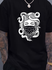Load image into Gallery viewer, Medusa Printed T-shirt
