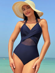 Load image into Gallery viewer, Halter-neck One-piece Swimsuit