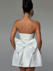 Load image into Gallery viewer, Tube Top Dress With Big Bow