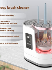 Load image into Gallery viewer, Electric Makeup Brush Cleaner Rechargeable Makeup Brushes Cleaning Tool Automatic Makeup Brush Cleaning Stand Device