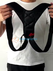 Load and play video in Gallery viewer, Humpback correction with breathable back correctio