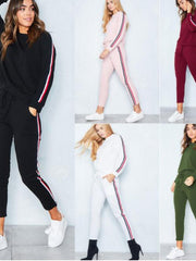 Load image into Gallery viewer, Leisure Sports Suit Sweatshirt+Pants
