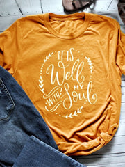 Load image into Gallery viewer, It Is Well With My Soul Short Sleeve T-Shirt
