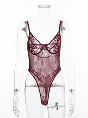 Load image into Gallery viewer, Sheer Lace Bodysuit
