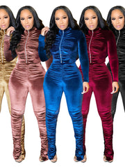 Load image into Gallery viewer, Velvet Two-piece Set
