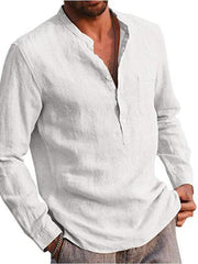 Load image into Gallery viewer, Long Sleeve Linen T-Shirt
