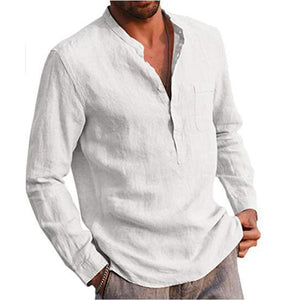 Long Sleeve Linen T-Shirt