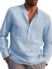 Load image into Gallery viewer, Long Sleeve Linen T-Shirt
