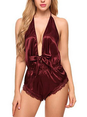 Load image into Gallery viewer, Satin Silky Lingerie Nightwear
