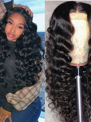 Load image into Gallery viewer, Front lace chemical fiber wig
