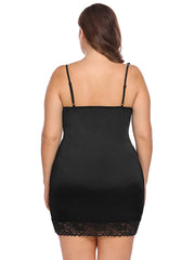 Load image into Gallery viewer, Silky Nightgown Lingerie Set (2pcs set)
