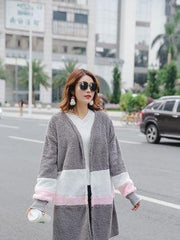 Load image into Gallery viewer, Stitching plush cardigan - vendach
