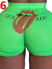 Load image into Gallery viewer, Stretchy Booty Shorts Print
