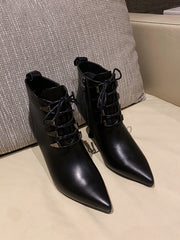 Load image into Gallery viewer, Women&#39;s leather ankle boots
