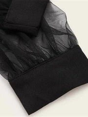 Load image into Gallery viewer, Mesh Sleeves Blouse
