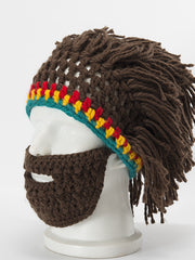 Load image into Gallery viewer, Wool Knit Beard &amp; Hair Hat/Mask
