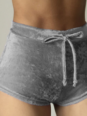 Load image into Gallery viewer,  Velvet Booty Shorts
