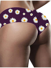 Load image into Gallery viewer, Sexy Cheeky Booty Shorts Floral Print
