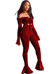 Load image into Gallery viewer, Bow tie sexy two piece set
