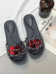 Load image into Gallery viewer, Lip Rhinestone Sandals

