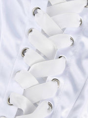 Load image into Gallery viewer, Lace-Up Bustier w/ Long Sleeves
