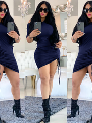 Load image into Gallery viewer, Side Drawstring Dresses
