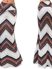 Load image into Gallery viewer, High Waist Long Skirts Printed Pattern
