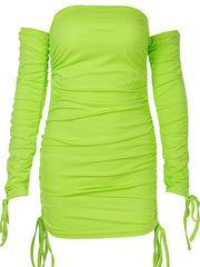 Load image into Gallery viewer, Dress Side Drawstrings 
