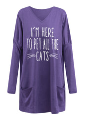 Load image into Gallery viewer, V-neck Sweatshirt Loose Tops
