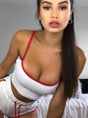 Load image into Gallery viewer, Crop Top Camisole &amp; Shorts
